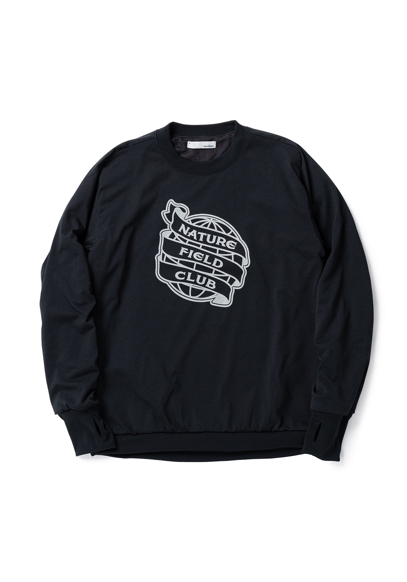 narifuri/ NFC バックメッシュクルースウェット(Mサイズ)