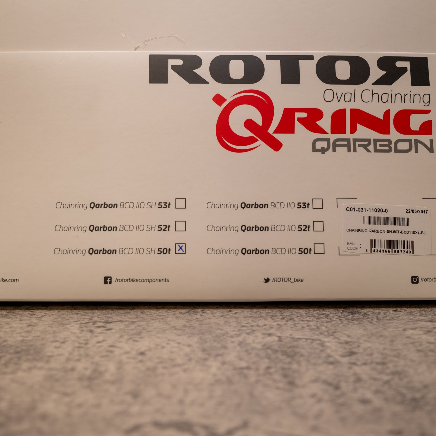 Rotor/ Qarbon BCD 110 Shimano 4ARM Outer 50T