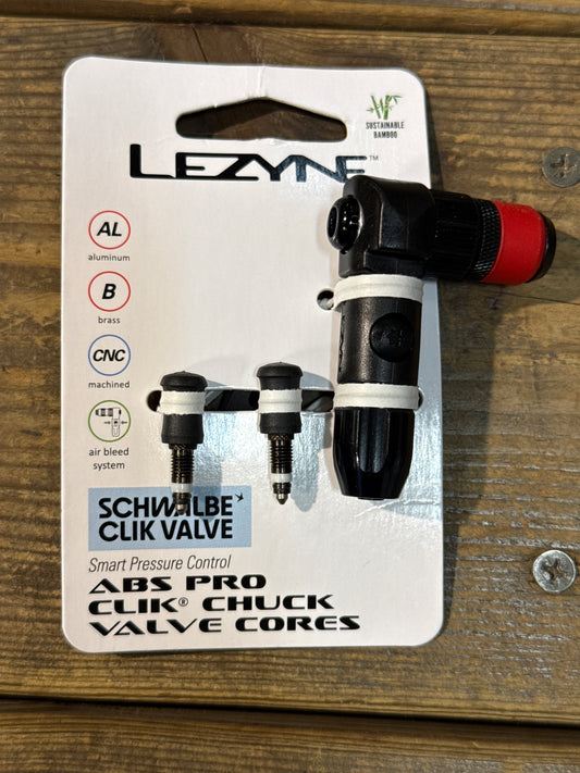LEZYNE/ ABS PRO CLIK CHUCK VALVE CORES