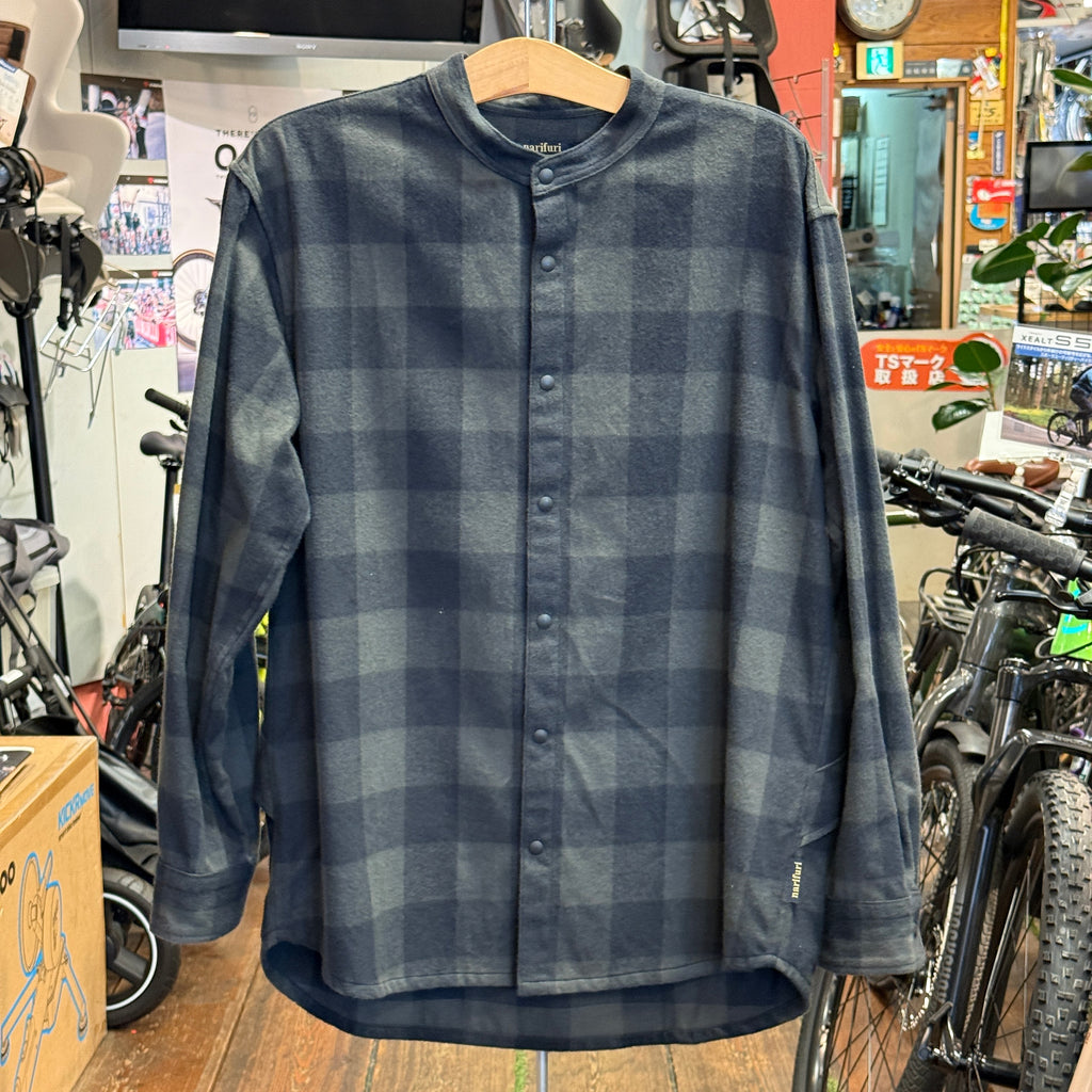 narifuri/ バックポケットネルシャツ / M(NF4041)