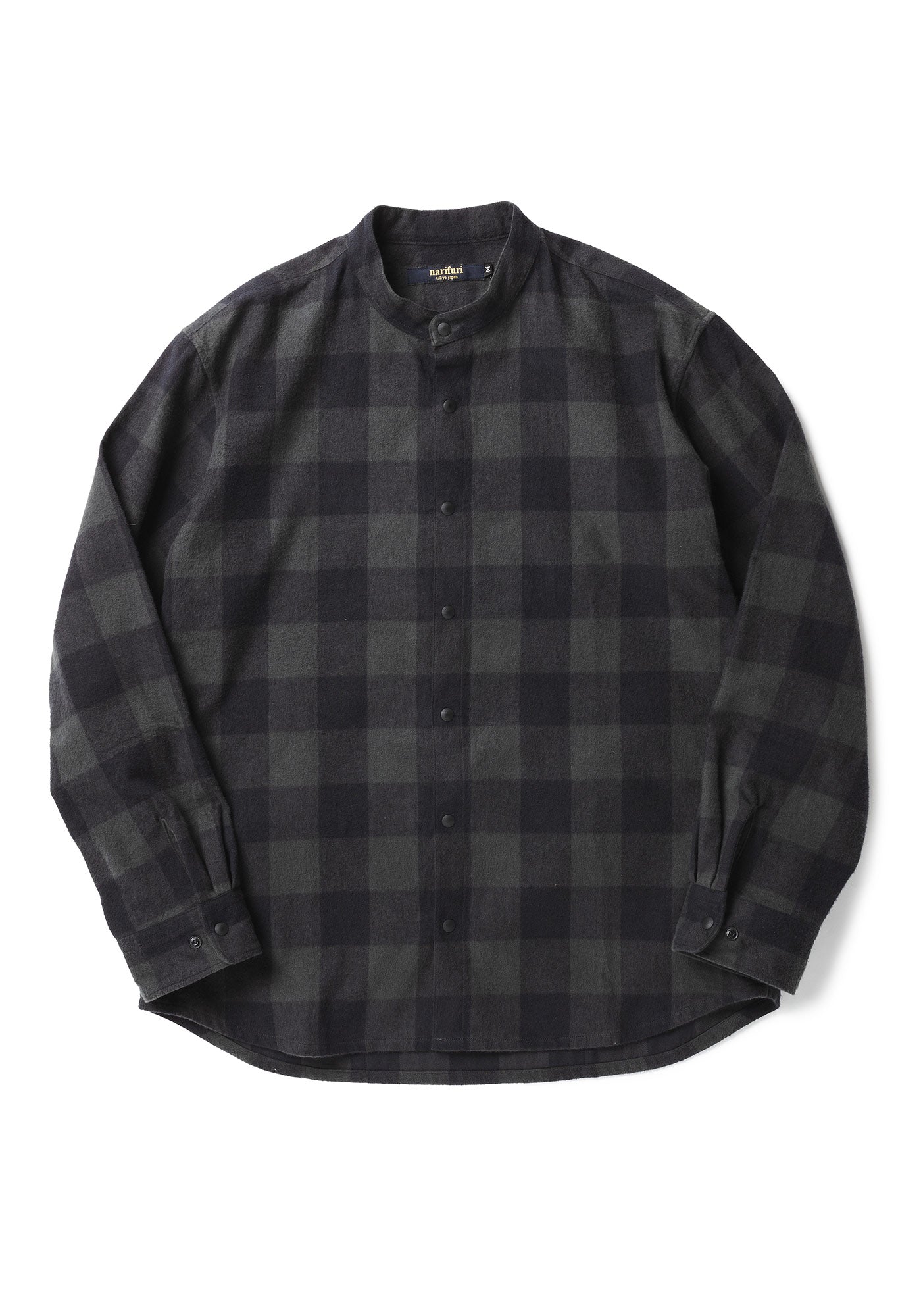 narifuri/ バックポケットネルシャツ / M(NF4041)